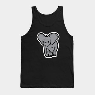 Elephant - Cartoon Island Tank Top